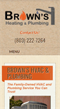 Mobile Screenshot of brownsheatingandplumbing.com